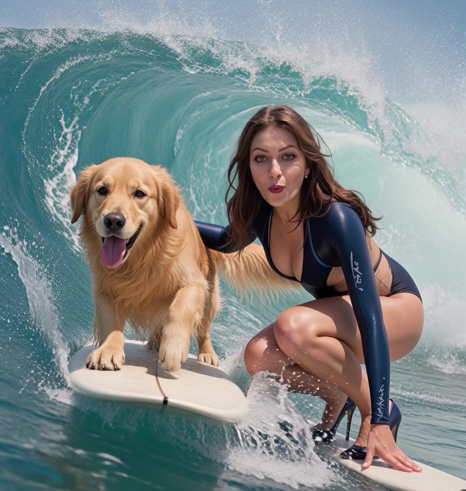 When Your Surf Buddy Is a Dog and the Ocean Spawns a Dragon