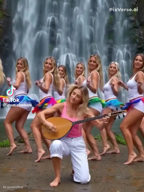 Lute Fever Dream: Clone Dancers and a Waterfall Soundtrack